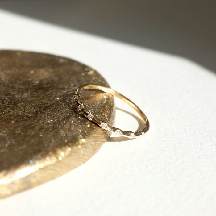 Wavy Diamond Stacking Band