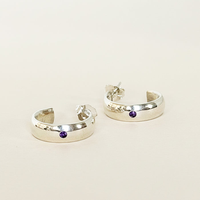 Orbit Huggies- Amethyst