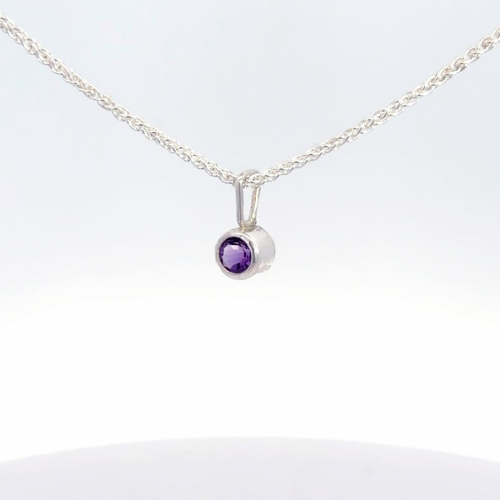 Mod Amethyst Pendant