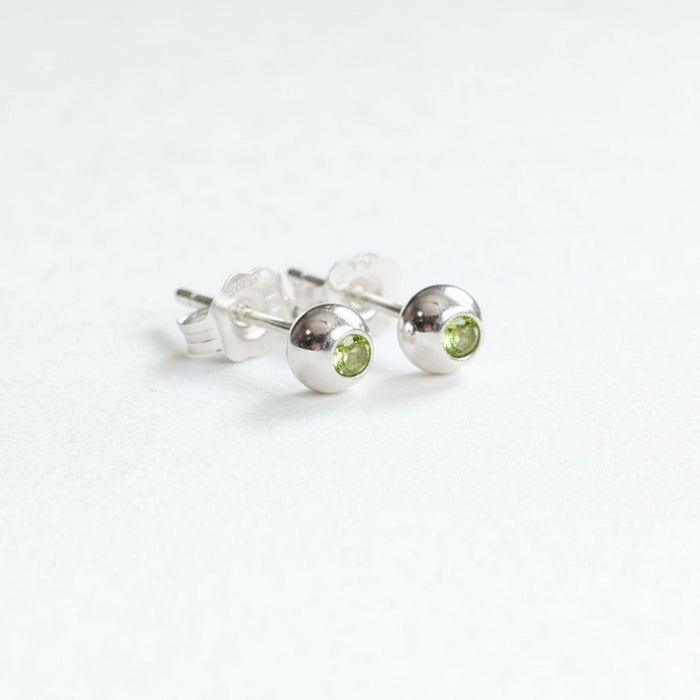 Orbit Studs- Peridot