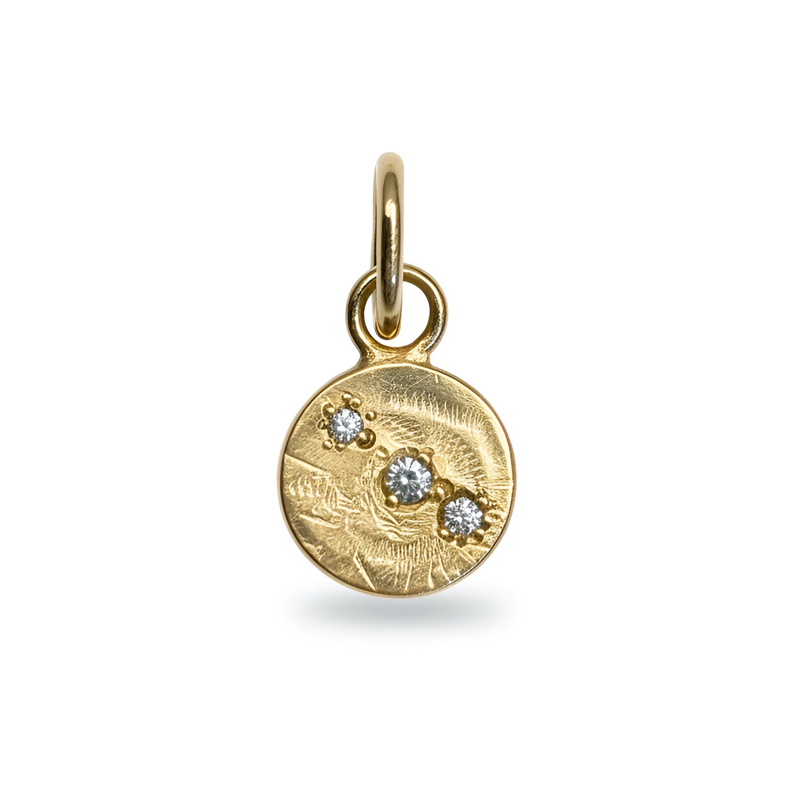 Etched Echo Charm: Diamonds