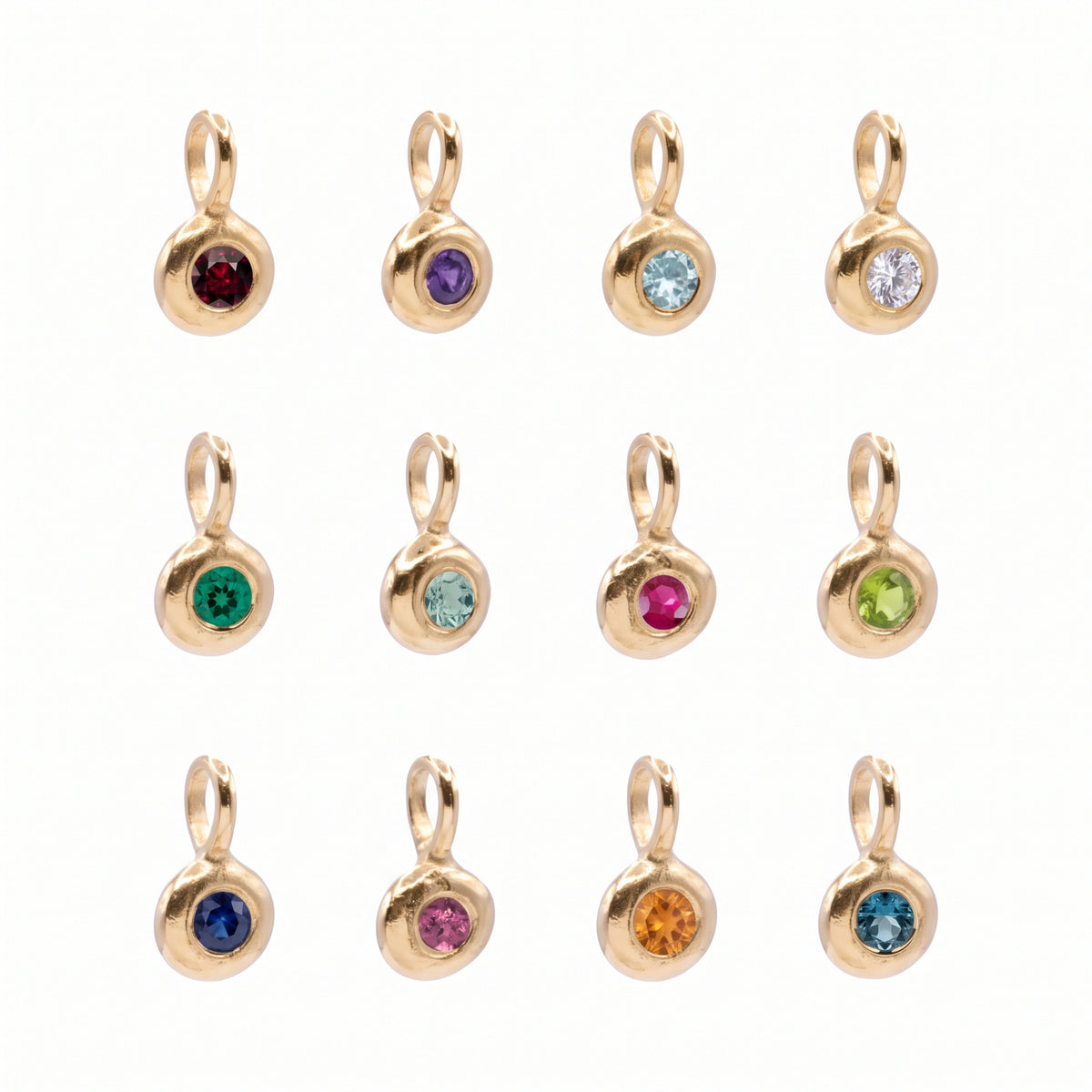 Mini Rise Charm: Custom Birthstones