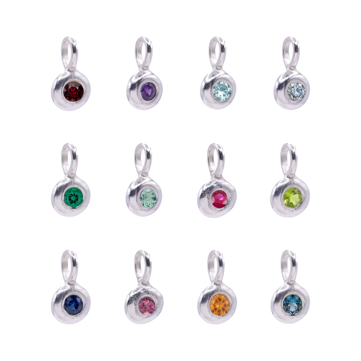 Mini Rise Charm: Custom Birthstones