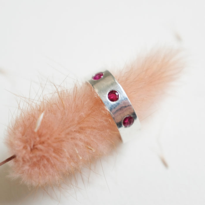 Trinity Ring- Ruby